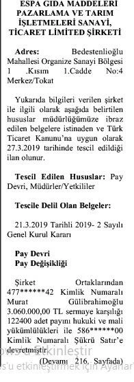 G&uuml;librahimoğlu-Kabaktepe İBB'den ihale aldı! Şirket elden ele gezmiş! - Resim : 1