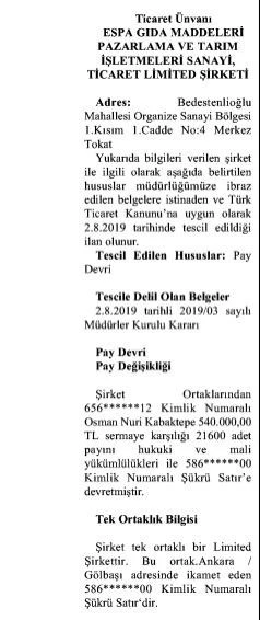 G&uuml;librahimoğlu-Kabaktepe İBB'den ihale aldı! Şirket elden ele gezmiş! - Resim : 3