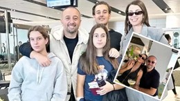 İş insanı Erdinç Acar sevgilisi ve çocuklarıyla tatilde