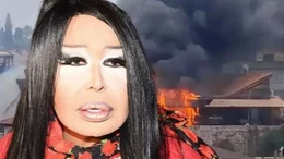 Alevler villaya sıçradı, Bülent Ersoy son anda kurtuldu!