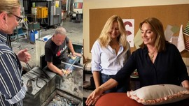 Caroline Koç atölyeye indi