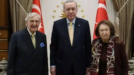 Rahmi Koç ve Semahat Arsel'den Erdoğan ile basına kapalı görüşme