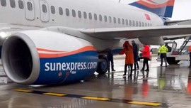 Antalya Havalimanı'nda facianın eşiğinden dönüldü!