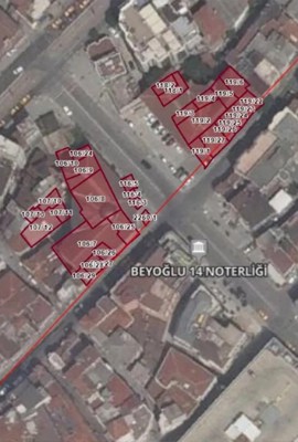 Beyoğlu'ndaki araziler parsel parsel satışa çıkarıldı!