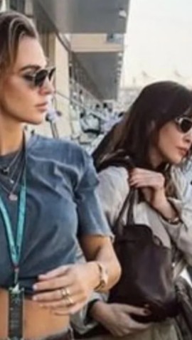 Ünlü ailenin 'F1' heyecanı!