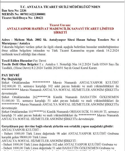Çete dosyasından Kasımpaşa yönetimine! Antalyaspor milyarlık hafriyat vurguna alet edildi - Resim : 7