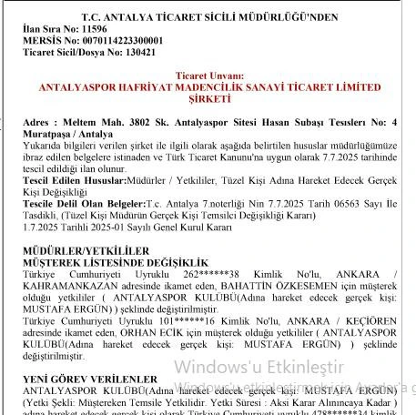 Çete dosyasından Kasımpaşa yönetimine! Antalyaspor milyarlık hafriyat vurguna alet edildi - Resim : 8