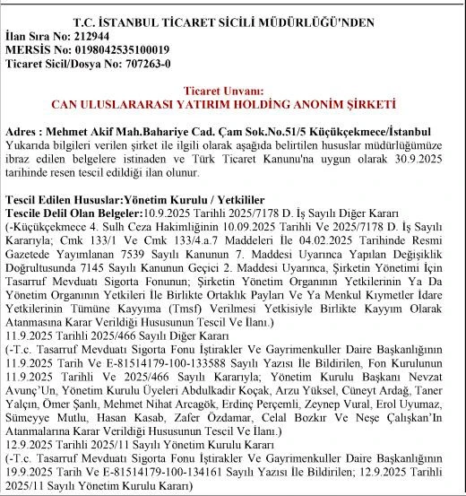 Can Holding'i AKP’li Avunç yönetecek! Listede çok tanıdık isimler var… - Resim : 3
