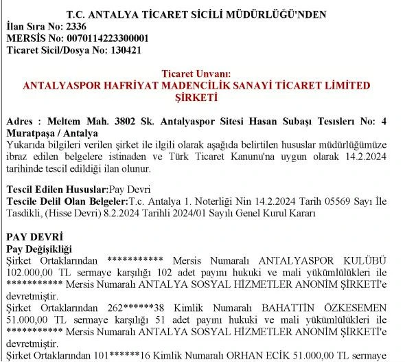 Çete dosyasından Kasımpaşa yönetimine! Antalyaspor milyarlık hafriyat vurguna alet edildi - Resim : 5