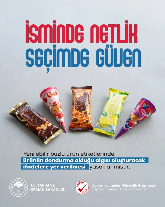 "Dondurma" diye satılanlara yasak! Bakanlık el attı - Resim : 1