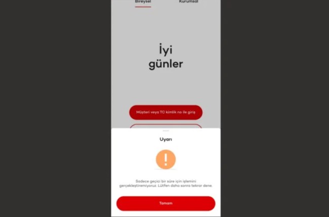 T&uuml;rkiye'nin dev bankasına erişim sorunu! Hesaplara giriş yapılamıyor - Resim : 1