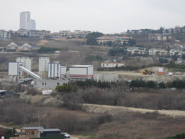 Yok artık başkan! Heyelan bölgesine beton santrali - Resim : 4