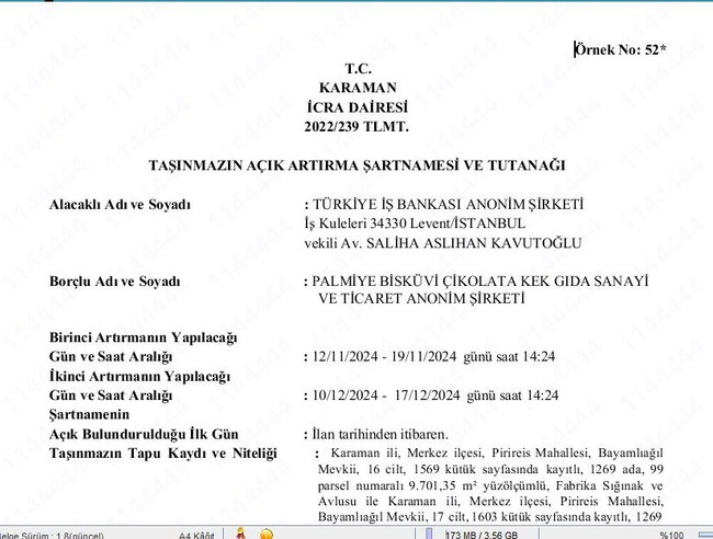 İcralık bisküvi devine alıcı çıkmadı! Satışı İş Bankası istedi - Resim : 4