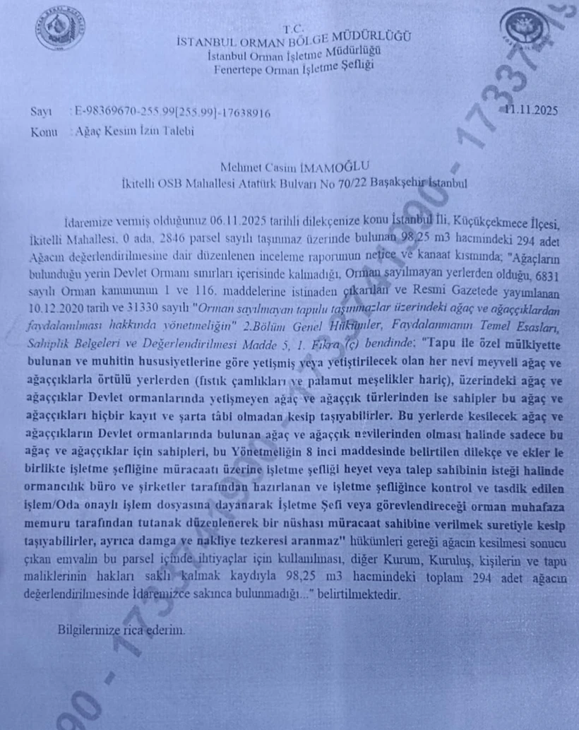 ''Devlet oluru'' ile ağaç katliamı! Kimse görmesin diye etrafı çevirdiler! - Resim : 2