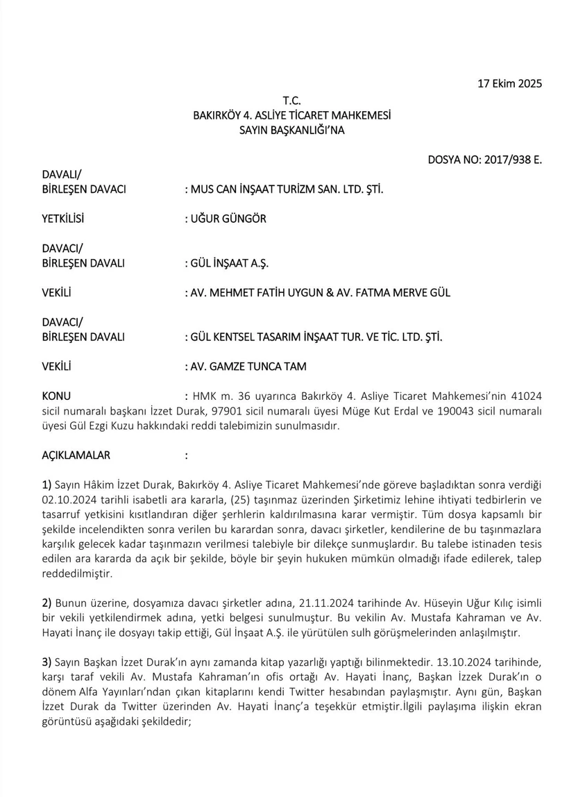İBB soruşturmasının şikayetçisinden yeni hamle! “Reddi hakim” talebinde bulundu! - Resim : 2