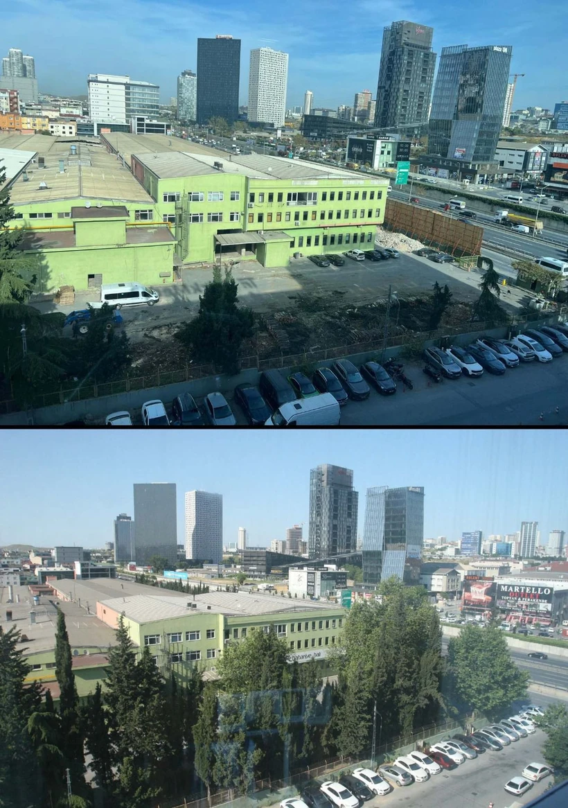 ''Devlet oluru'' ile ağaç katliamı! Kimse görmesin diye etrafı çevirdiler! - Resim : 4