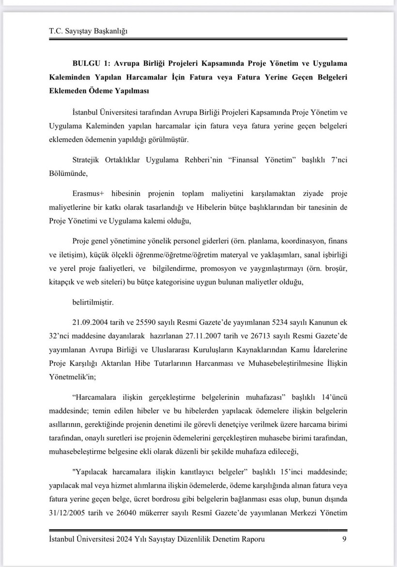 Sayıştay tek tek tespit etti… İstanbul Üniversitesi böyle hortumlanmış! - Resim : 4