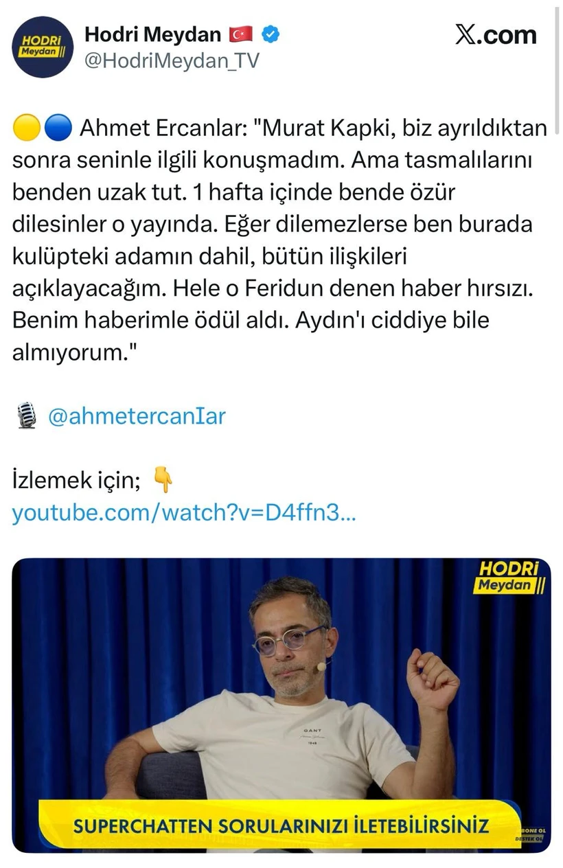 Murat Kapki'nin eski iş ortağı konuştu: Ali Koç aleyhine yayın yapmamı istedi - Resim : 3