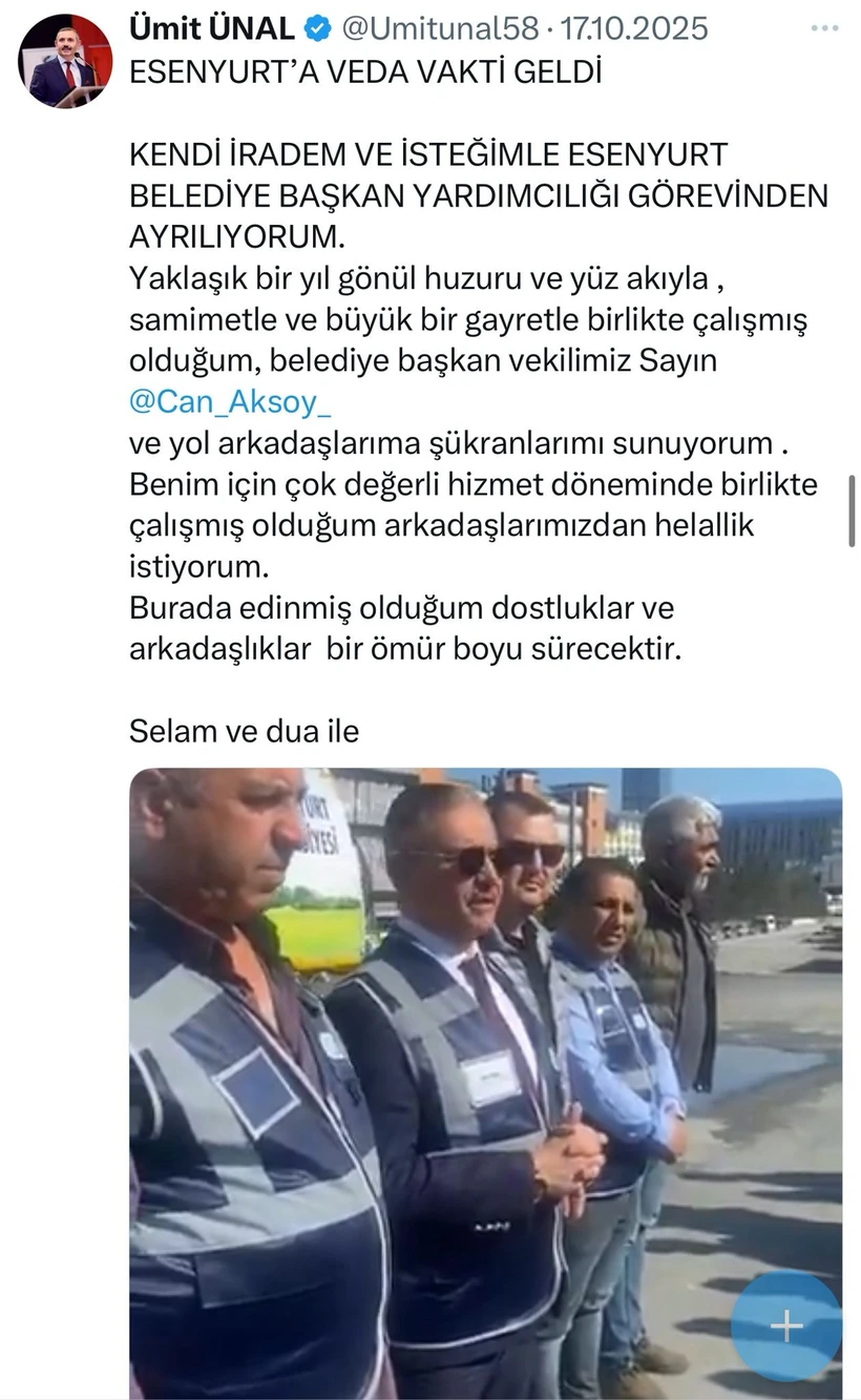 Asfalt şirketi Esenyurt'u karıştırdı! Kayyum yardımcısına “Cezayı iptal et” baskısı istifa getirdi - Resim : 1
