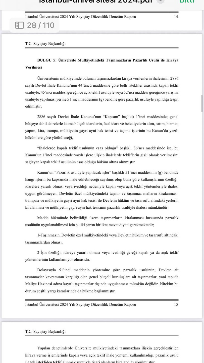 Sayıştay tek tek tespit etti… İstanbul Üniversitesi böyle hortumlanmış! - Resim : 5