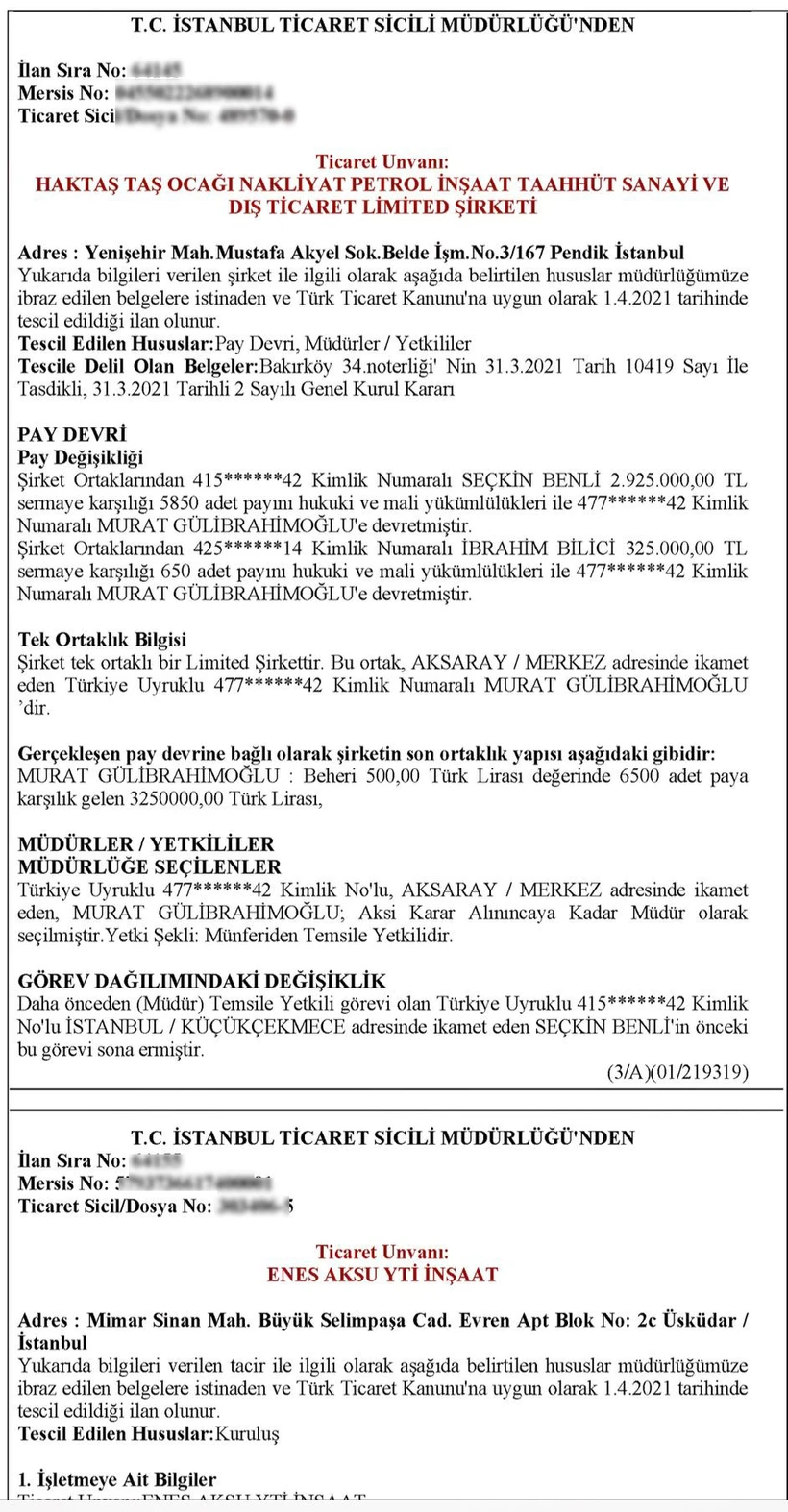 Belgeleriyle açıklıyoruz! Murat Gülibrahimoğlu'nun rant haritası! - Resim : 9