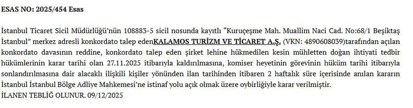 &Uuml;nal Aysal Les Ottomans savaşını kaybetti! Konkordato talebi reddedildi! - Resim : 3