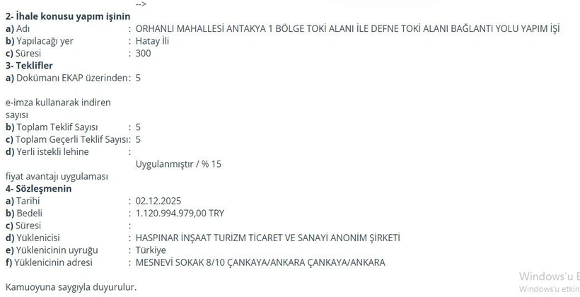Erzurum'a TOKİ piyangosu! Belediyenin inşaat şirketine 1,2 milyarlık ihale - Resim : 3