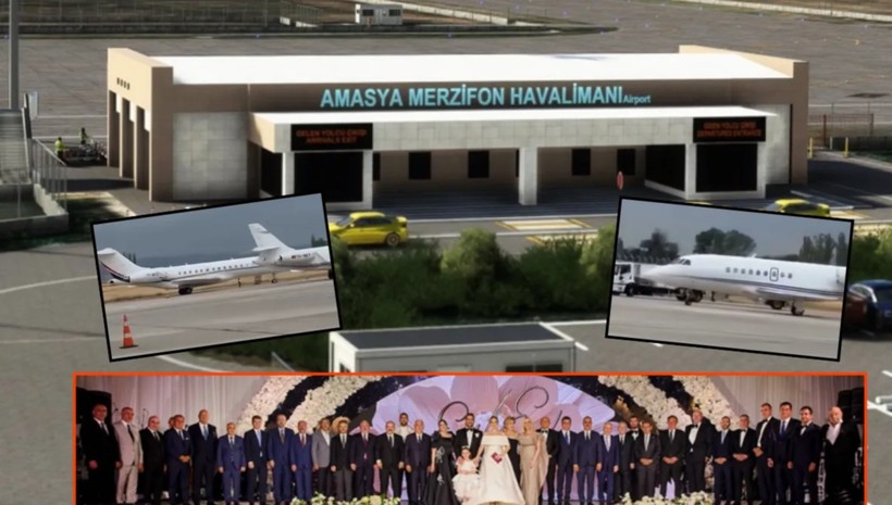 Merzifon Havalimanı özel jetlerle doldu! Apronlarda yer kalmadı