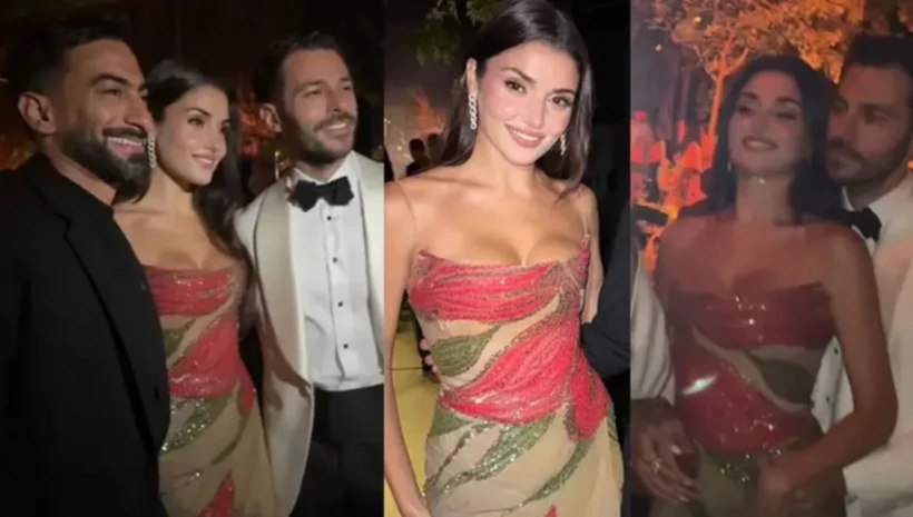 Hande Erçel, Lübnan düğününde aşk tazeledi