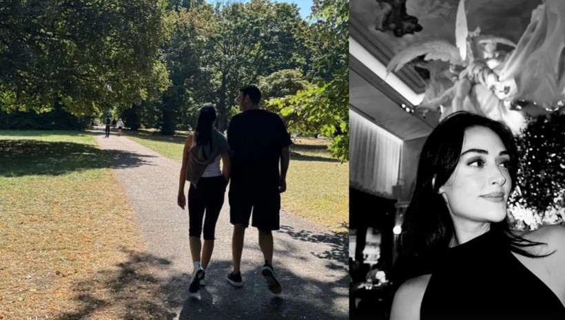 Esra Bilgiç ve Faruk Sabancı'dan aşk dolu pozlar