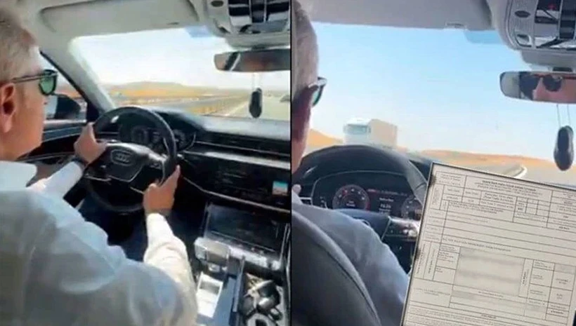 Hız sınırını aşan Bakan Uraloğlu cezayı yedi
