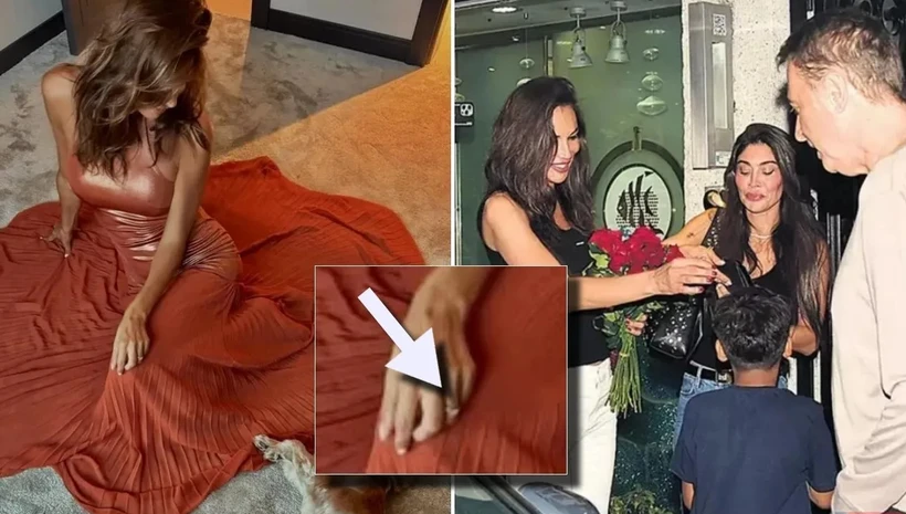 Güzide Duran, boşanmadan yüzüğü taktı!
