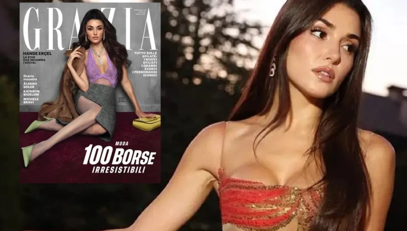 Hande Erçel'den bir ilk! Kapakta yer aldı