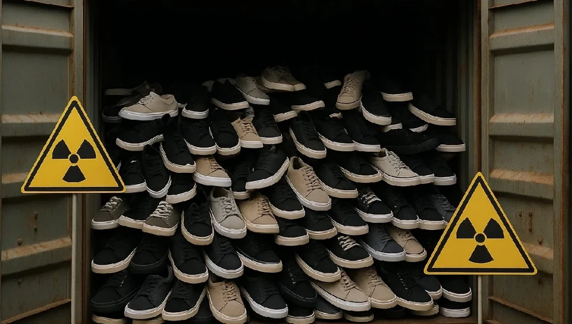 On binlerce ayakkabıda radyasyon tespit edildi