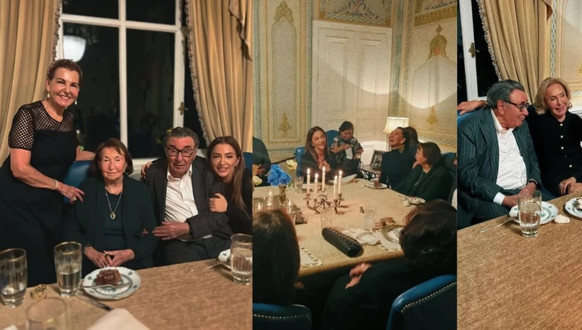 Aydın Doğan ve eşinden 'özel' gece