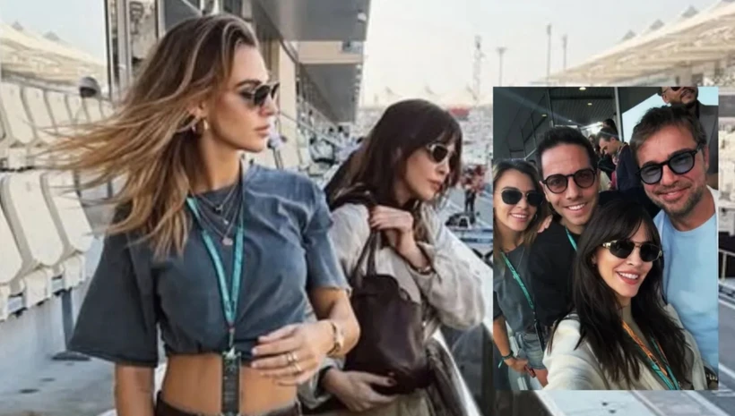 Ünlü ailenin 'F1' heyecanı!