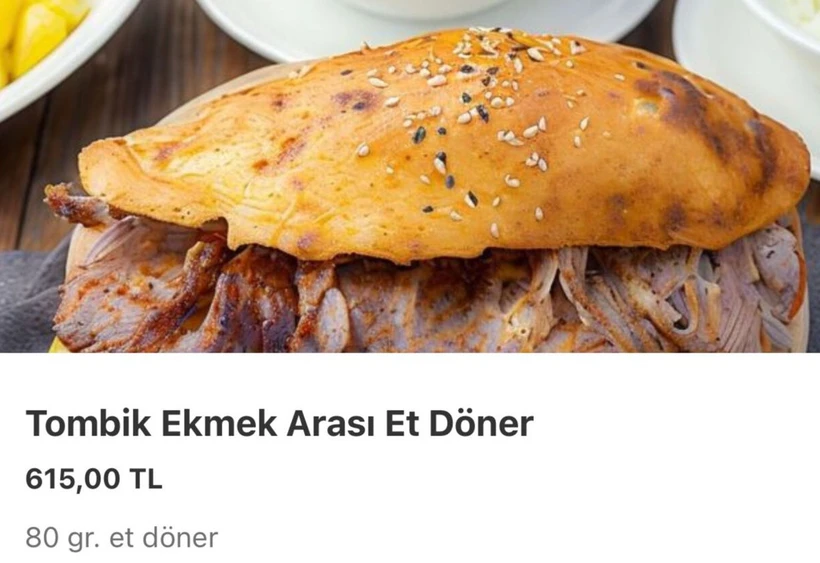 615 liraya satılan döner için boykot çağrısı! - Resim : 1