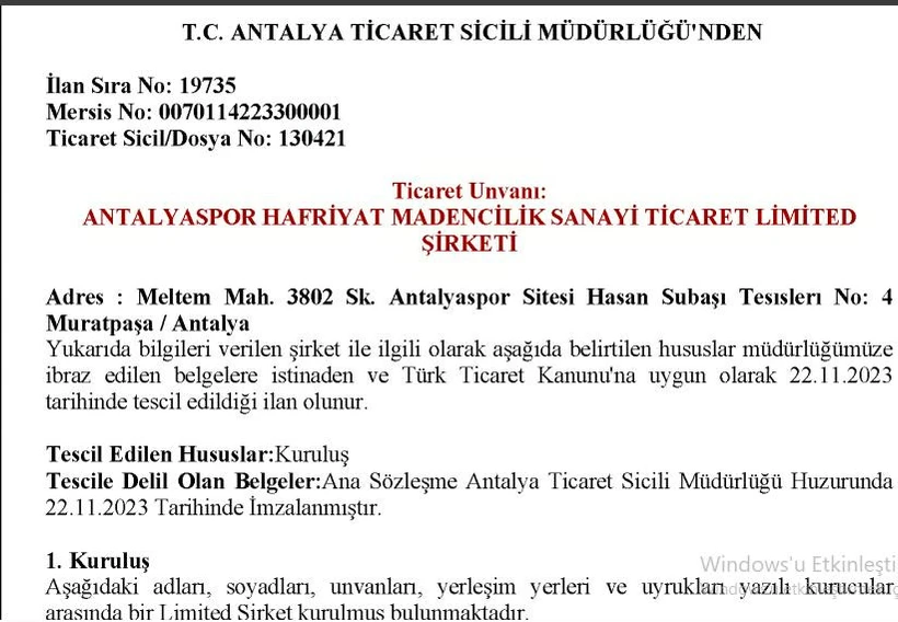 Çete dosyasından Kasımpaşa yönetimine! Antalyaspor milyarlık hafriyat vurguna alet edildi - Resim : 12