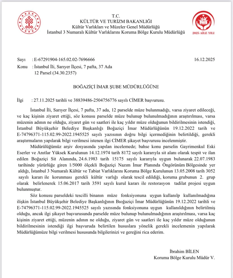 Patronlar Kulisi yazdı bakanlık harekete ge&ccedil;ti! Nazif Zorlu'nun konutunda ''M&uuml;ze'' aranacak! - Resim : 2