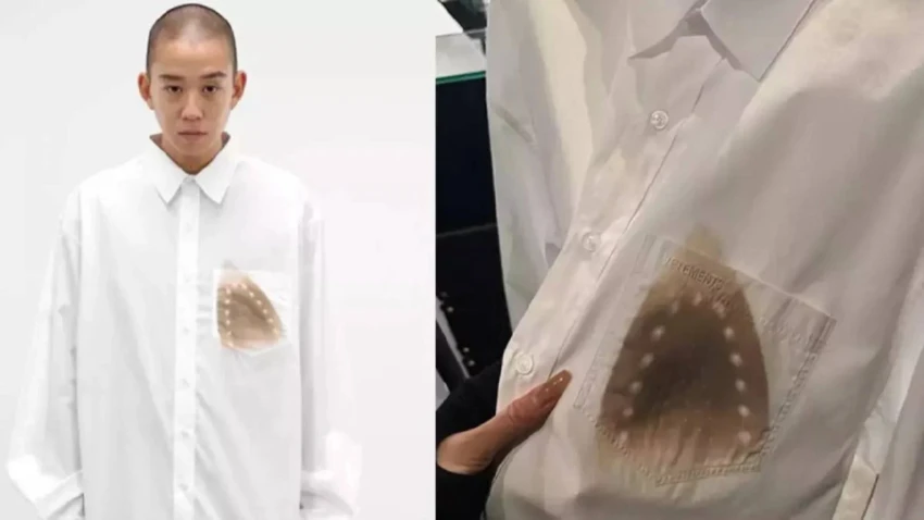 Ütü yanığı bulunan gömleğin fiyatı dudak uçuklattı